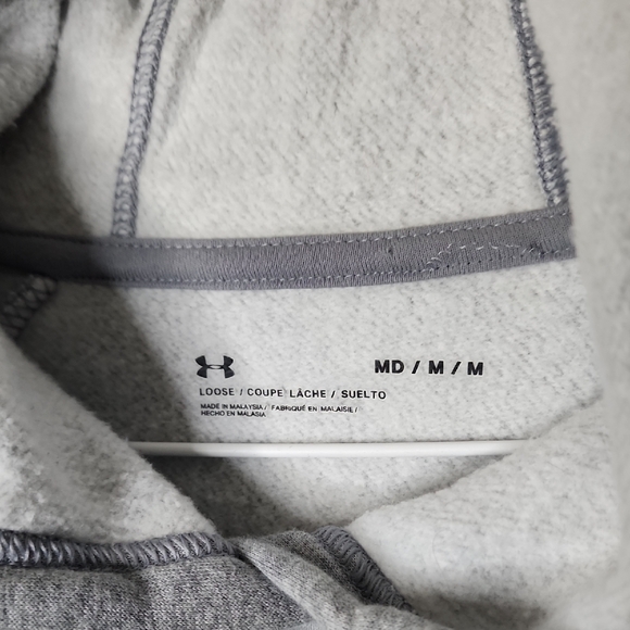 Under Armour Heather Gray Pullover - Picture 2 of 5